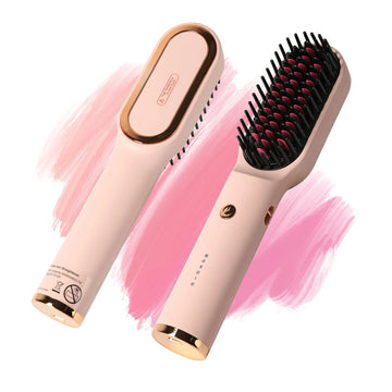 3-in-1 Hair Dryer Brush - Professional Volumizer & Straightener with Negative Ion Technology