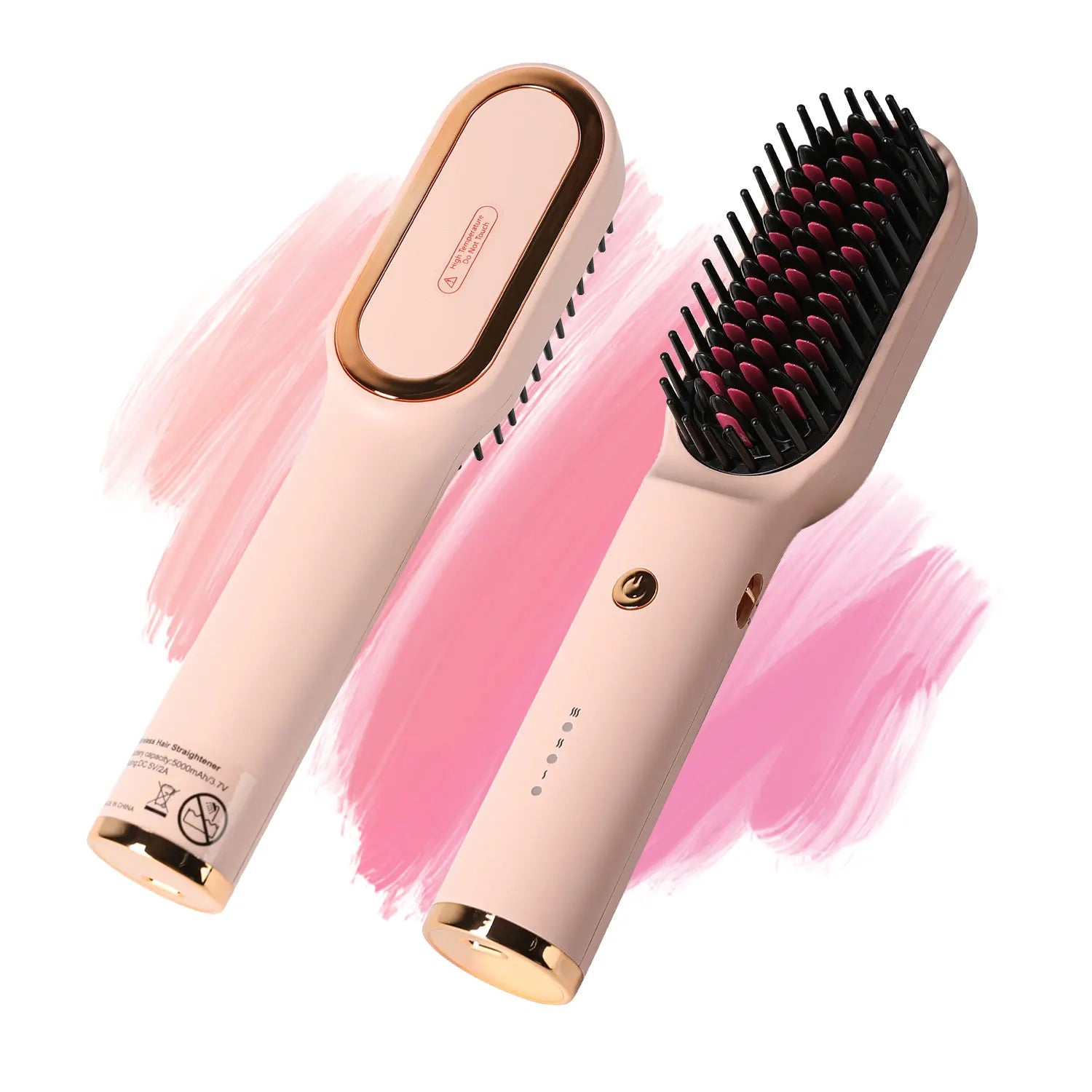 3-in-1 Hair Dryer Brush - Professional Volumizer & Straightener with Negative Ion Technology