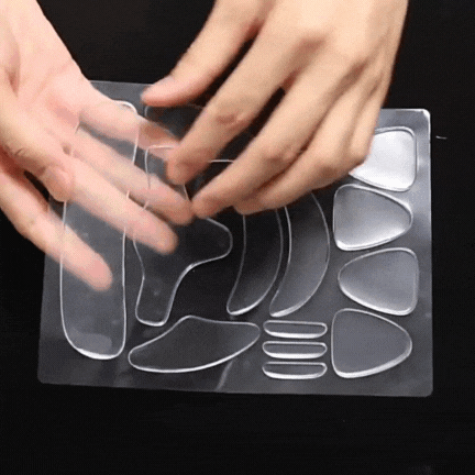 Anti-Wrinkle Silicone Patches - Reusable Face & Neck Smoothing Pads