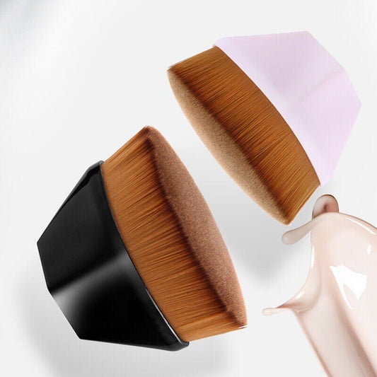 Professional Makeup Brush Set - Oval Foundation & Blending Brushes